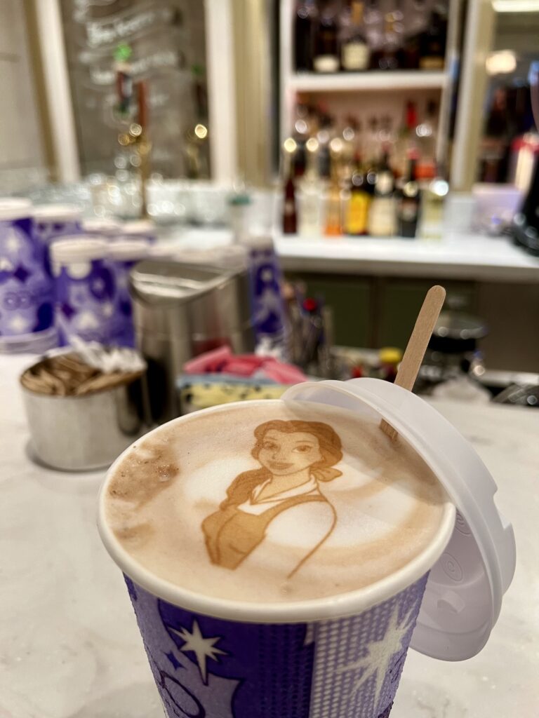 Latte onboard the Disney Wish